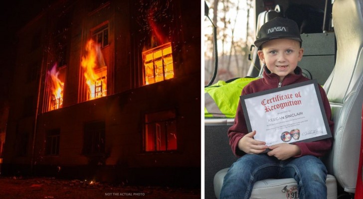 Scoppia un incendio in casa: il figlio di 7 anni è il primo ad accorgersene