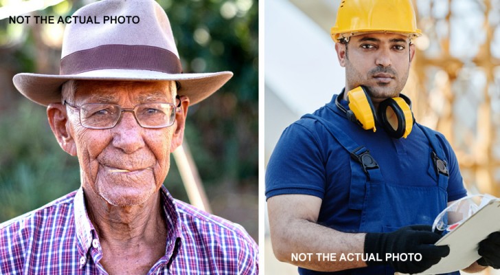 En byggarbetare ser en äldre man som varje dag iakttar hans arbete och det slutar med att de blir vänner