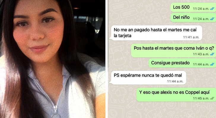 No recibe el dinero de la manutención: se venga publicando en internet la conversación con su ex