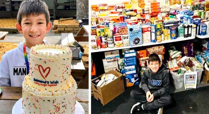 En 9-årig pojke avstår sina födelsedagspresenter: 