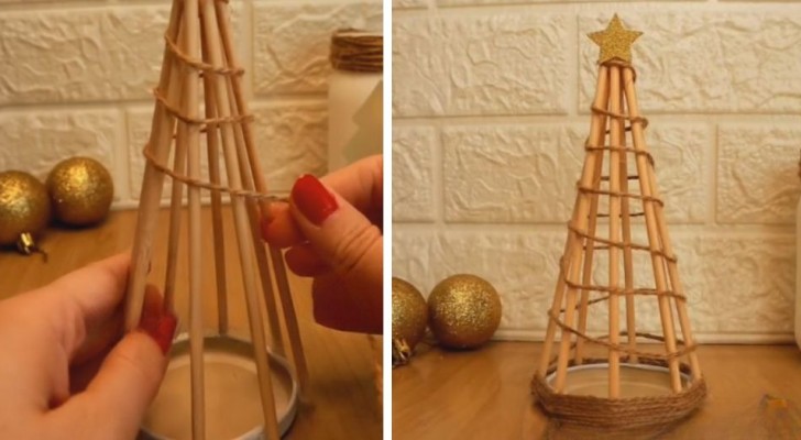 DIY-Mini-Weihnachtsbaum: Dekorieren Sie Ihr Zuhause für die Feiertage und haben Sie dabei Spaß mit Ihren Kindern