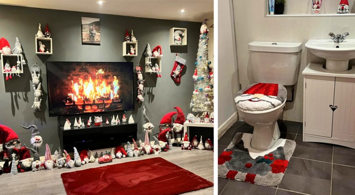 Elle remplit sa maison de gnomes de Noël, dépensant environ 500 £ : "Je les aime, où est le mal ?"