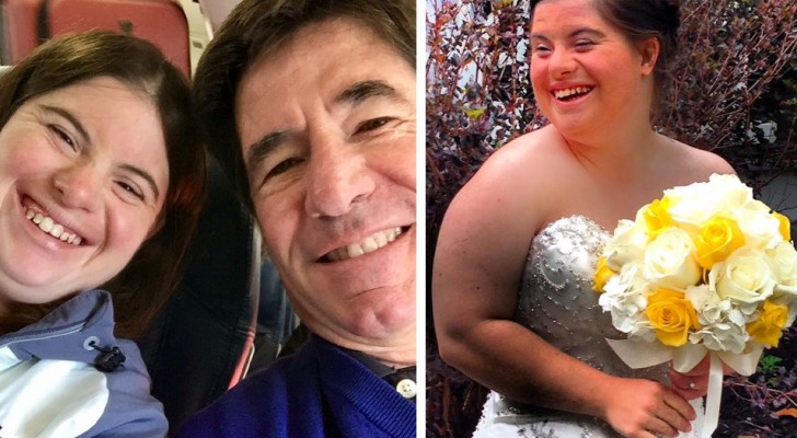 Un père écrit une lettre à sa fille porteuse de trisomie 21 pour son mariage : "Tu es magnifique"