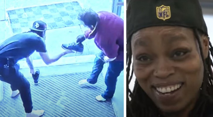 Owner finds his best employee serving customers in his socks: he had given his shoes to a homeless man