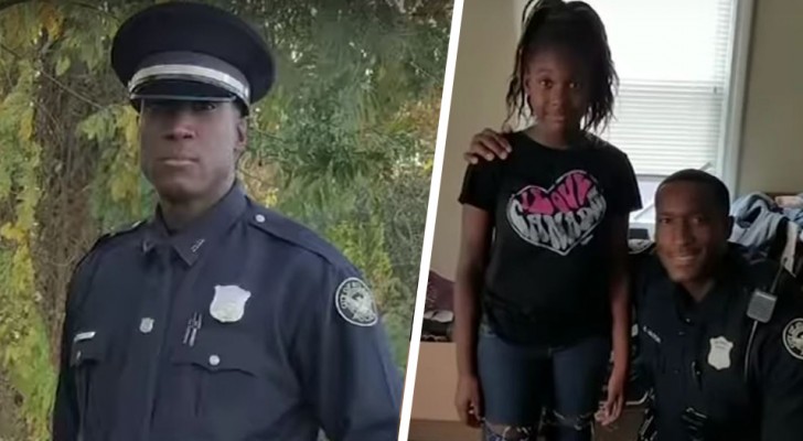 Poliziotto sorprende una ragazzina a rubare scarpe da $ 2 per la sorellina: decide di aiutarla