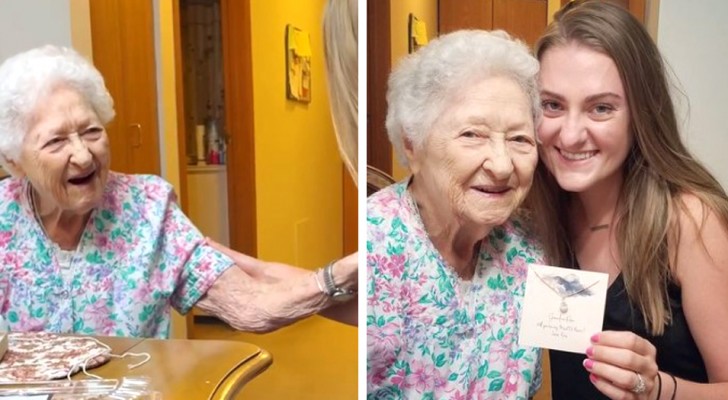 Hon ber sin 101 år gamla gammelmormor att vara hennes brudtärna: 