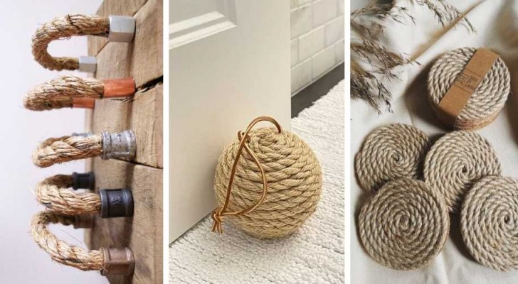 Inredning med rep: 11 idéer för att ge ditt hem en rustik känsla med DIY