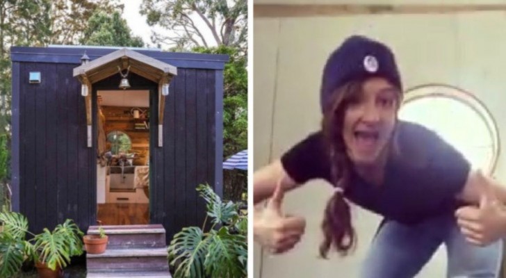 Elle construit sa micro-maison à partir de rien en suivant des tutoriels vidéo : "C'est gratifiant"