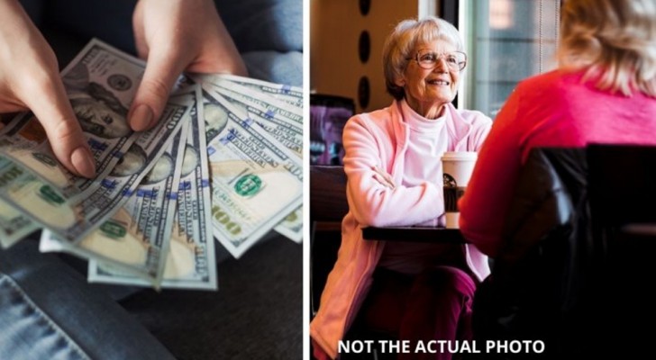 Elle trouve une enveloppe contenant de l'argent et la rend à son propriétaire : 