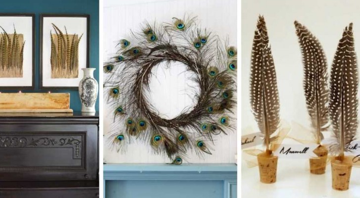 Porta un po' di magia in casa con decorazioni fatte di piume: 11 idee cui ispirarti