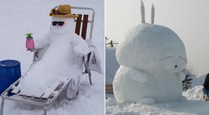 17 bonshommes de neige qui se distinguent par leur créativité et sympathie