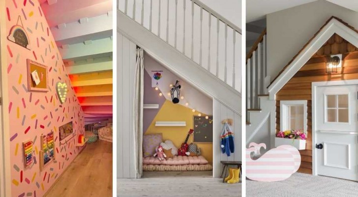 10 zauberhafte Vorschläge, um den Raum unter der Treppe in ein fantastisches Spielzimmer zu verwandeln
