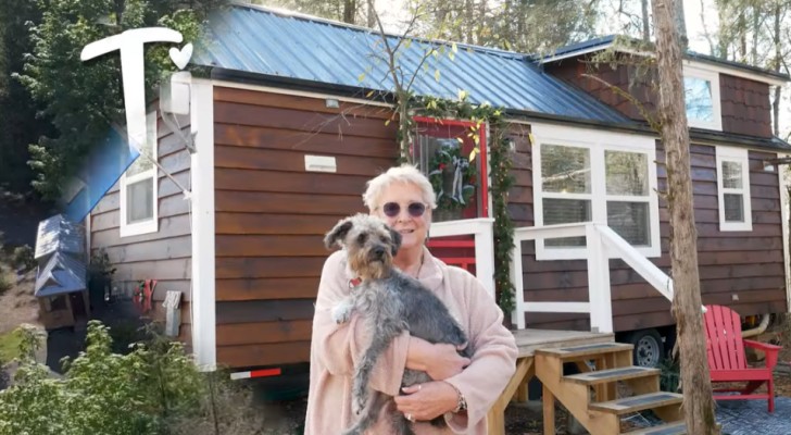 Hon pensionerar sig och flyttar in i ett minihus: 