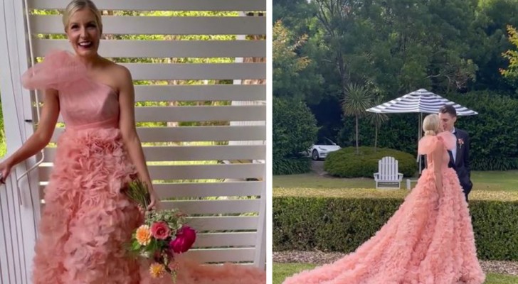 Woman chooses a non-traditional wedding dress and is criticized: 