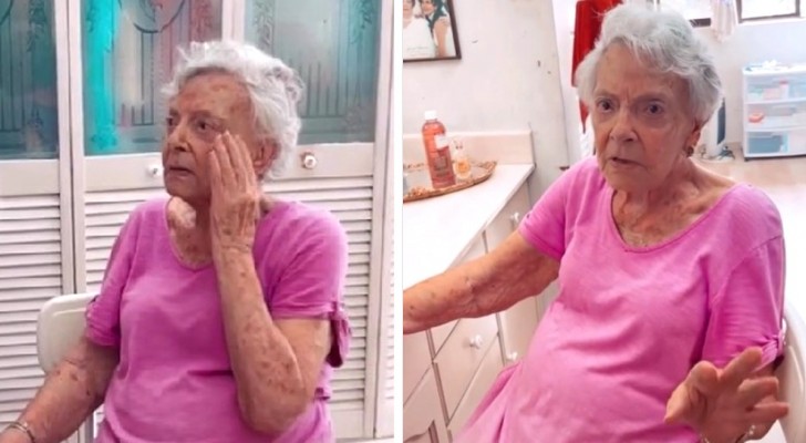 At 100 years old, this grandmother reveals her anti-wrinkle secrets: 
