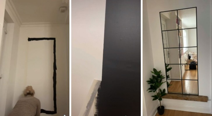 IKEA hacks: un modo facilissimo per creare un fantastico specchio a parete