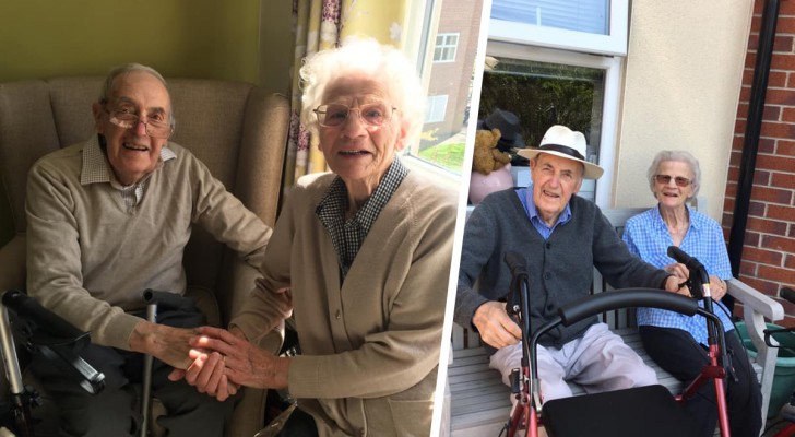 Elderly husband surprises his wife by moving into the same nursing home after months apart (+VIDEO)