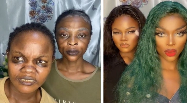 Ze verschijnen op sociale media zonder en met make-up: gebruikers vragen de overheid om make-up te verbieden