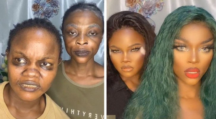 Si mostrano prima e dopo il trucco: utenti chiedono di vietare l'uso del make-up perché la differenza è troppa