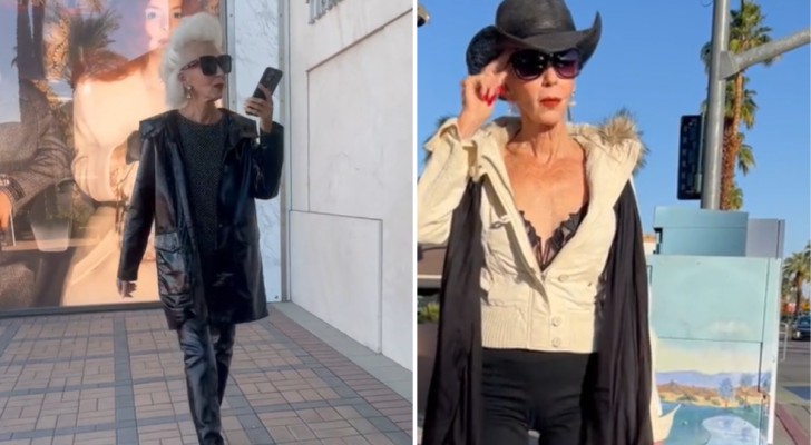 73-årig modell svarar på kritiken mot sin klädsel: 