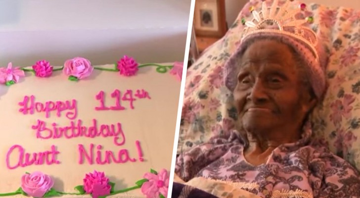 En kvinna firar sin 114-års dag tillsammans med sin 97-åriga syster