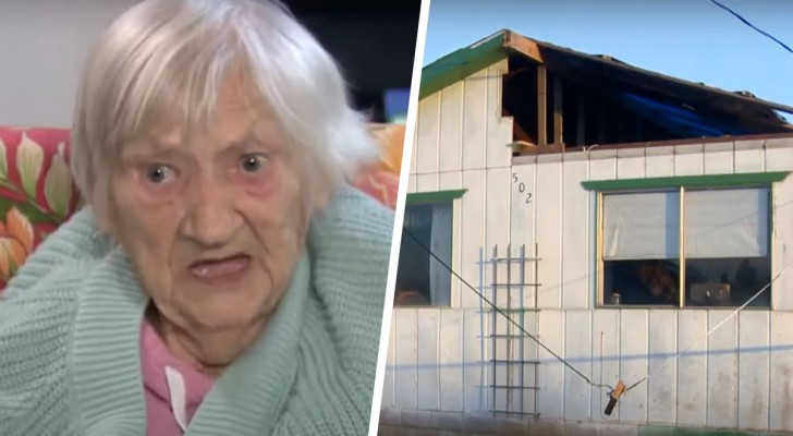 Tempesta distrugge la casa di un'anziana donna: vicini si organizzano per aiutarla (+ VIDEO)
