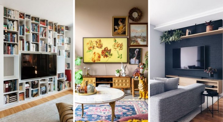 11 ideeën voor het stijlvol plaatsen van een tv in een kleine woonkamer