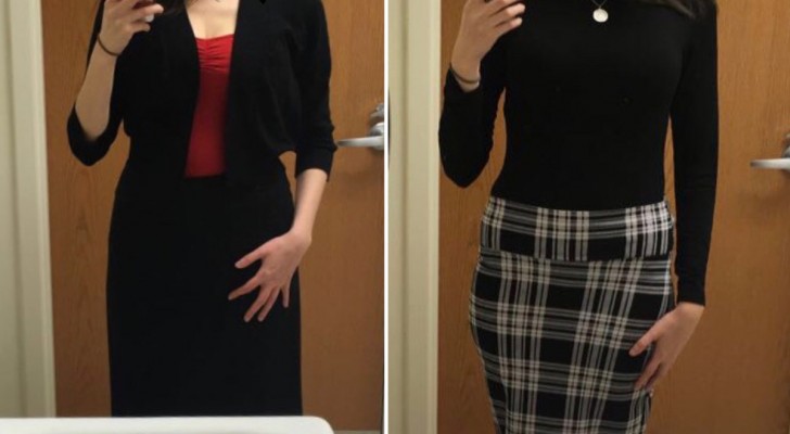 Werkgeefster bekritiseert haar kleding: "Ze zegt dat het ongepast is en mijn lichaam accentueert“