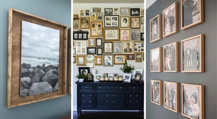 11 superbes propositions pour décorer la maison avec les photos de vos proches