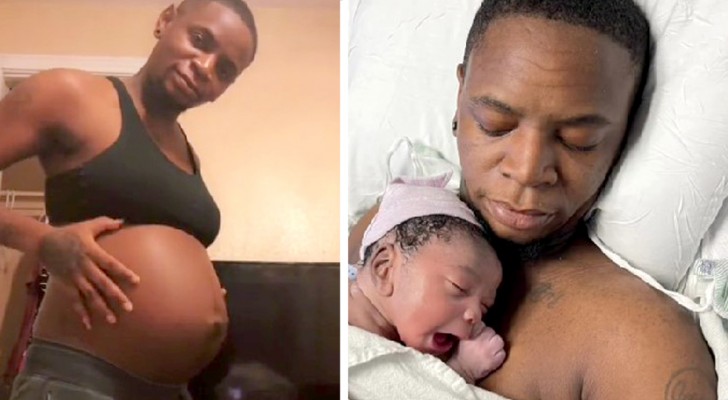 Ze wil man worden, maar tijdens de transitie krijgt hij een baby: "Ik ben een vader die zijn kind borstvoeding geeft"