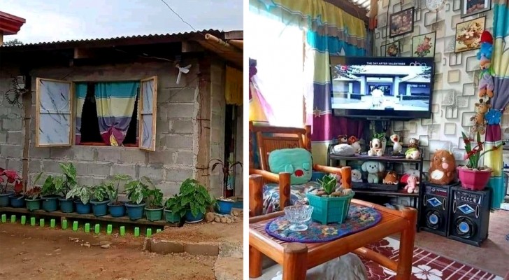 Woman proudly displays photos of her humble home: "Being poor doesn't mean being dirty"