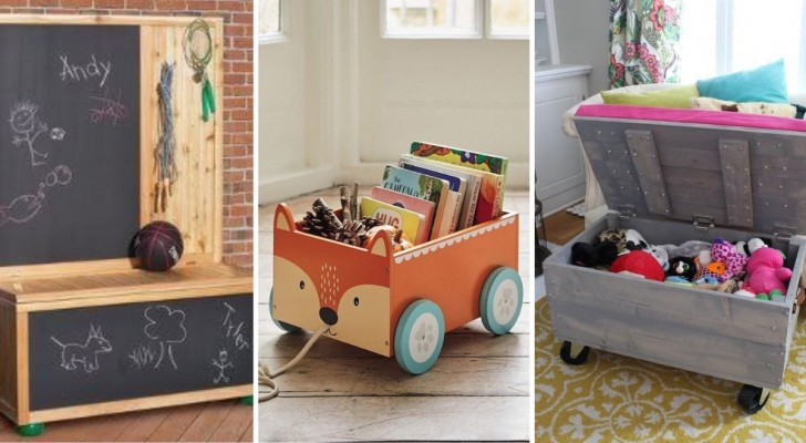Coffre à jouets DIY : 12 idées originales et pleines de fantaisie pour mettre de l'ordre