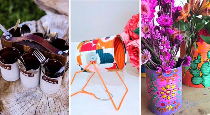 Van blikjes tot nuttige en kleurrijke accessoires: 13 supercreatieve recyclingideeën