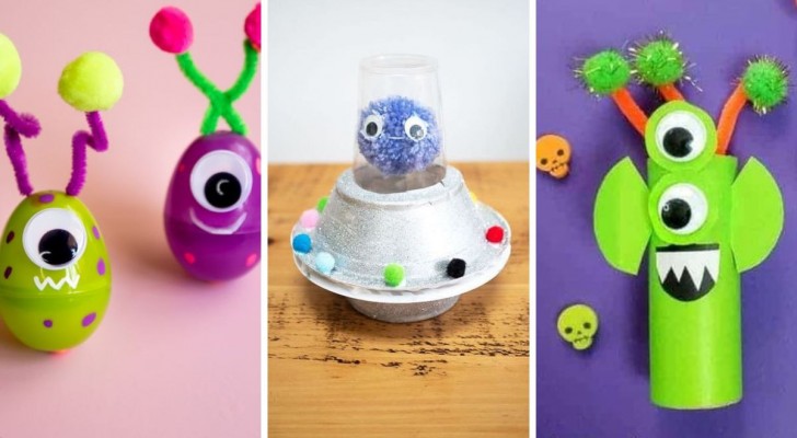 Amis de l’espace : 10 petits travaux créatifs adorables pour donner vie à des extraterrestres avec des matériaux communs