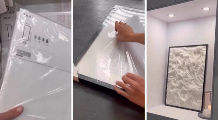 IKEA Hack: como transformar uma moldura em uma peça de arte na parede