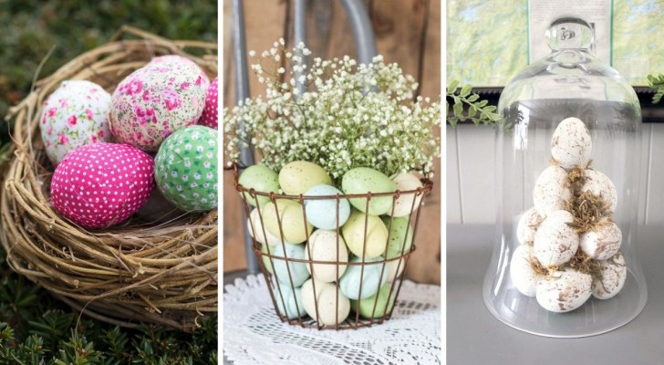 12 incantevoli spunti per realizzare decorazioni di Pasqua dal gusto shabby chic
