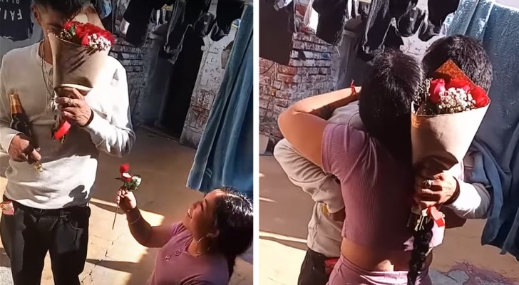 Propuesta de matrimonio "sorpresa": se arrodilla y le pide a su hombre que se case con ella (+VIDEO)