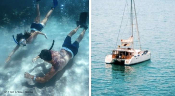 Coppia in vacanza viene abbandonata nel mezzo dell'oceano durante lo snorkeling