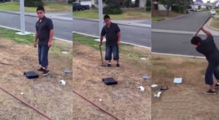 This boy got bad grades in school: his father's punishment is UNREAL...