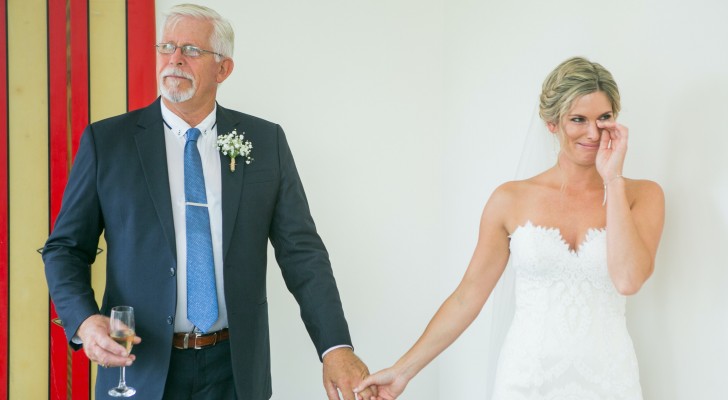Woman's father is terminally ill: she organizes a fake wedding to be able to dance with him
