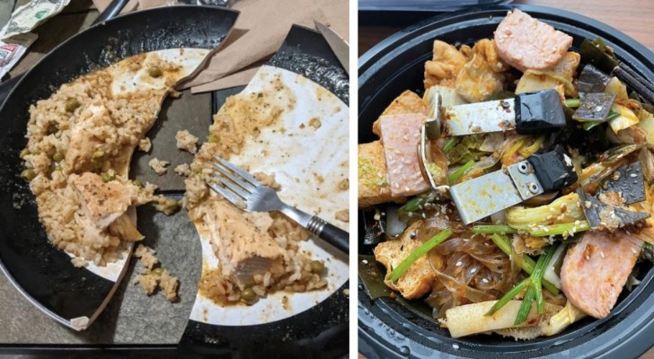 15 mensen waarvan hun maaltijd werd verpest en moesten stoppen met eten