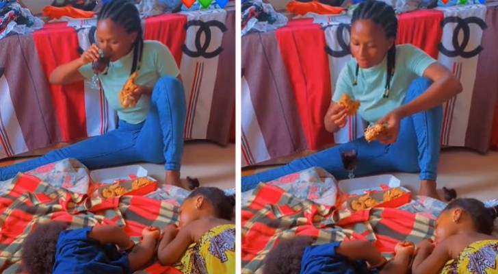 Den här mamman passar på att koppla av när hennes barn sover middag (+VIDEO)