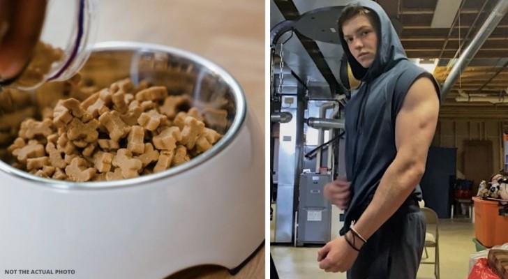 Un influenceur de fitness devient célèbre pour avoir mangé de la nourriture pour chiens
