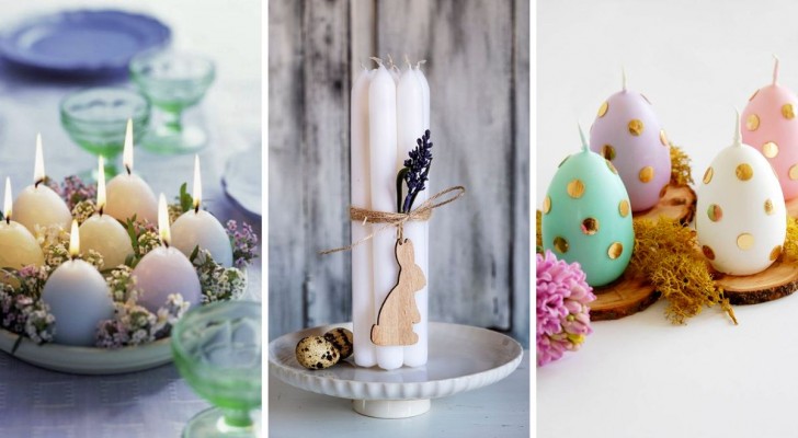 Osterkerzen: 10 Ideen für bezaubernde Kerzen zum Selbermachen