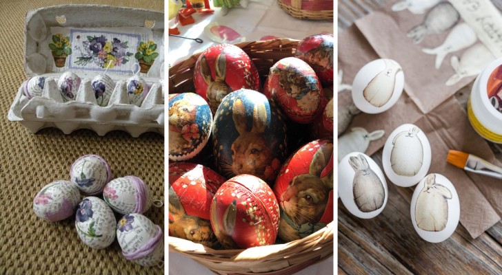 Creatief Pasen: 8 fantastische ideeën voor het versieren van eieren met decoupage
