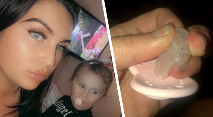 Mother buys new pacifiers for her daughter online: when they arrive, she realizes they have been used