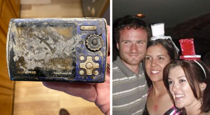 Hon tappar sin kamera i en flod och 13 år senare hittar hon den full av minnen