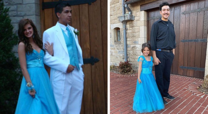 Mother alters her old dress for her 5-year-old daughter: "She'll wear it to her first prom with her daddy"