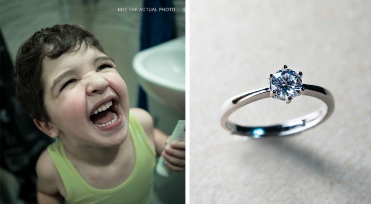 Ett barn slängde sin fasters ring i toaletten: "Den var mycket värdefull och jag vill ha pengarna tillbaka"