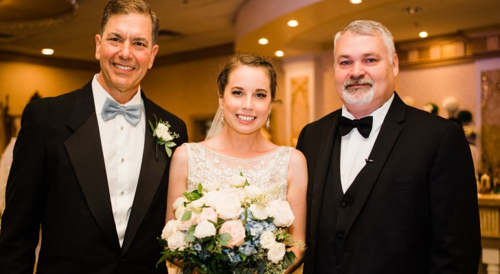 La mariée demande au père de la jeune femme qui a fait don de ses organes de la conduire à l'autel